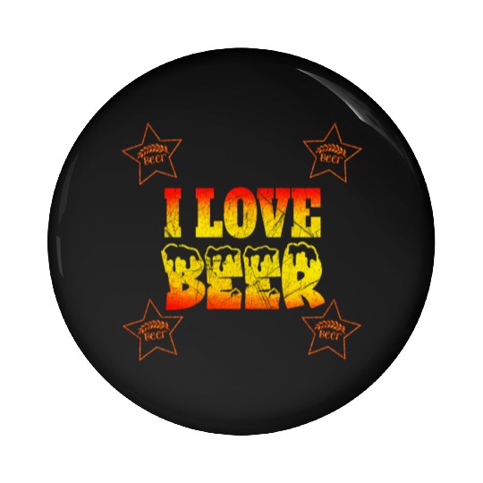 I love beer national beer lovers day Pin Buttons