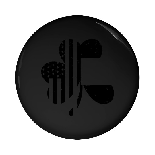 Irish American Flag Pin Buttons