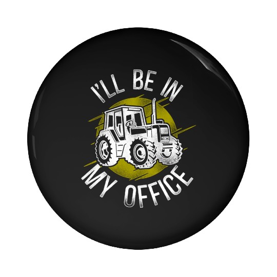 Farming Farmer Tractor Vintage Pin Buttons