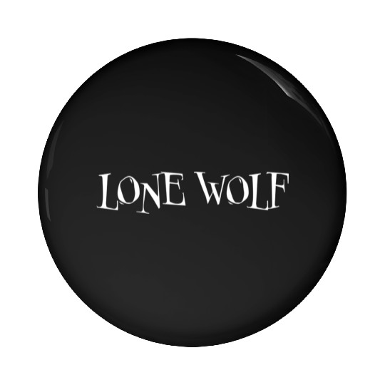 Lone Wolf Pin Buttons