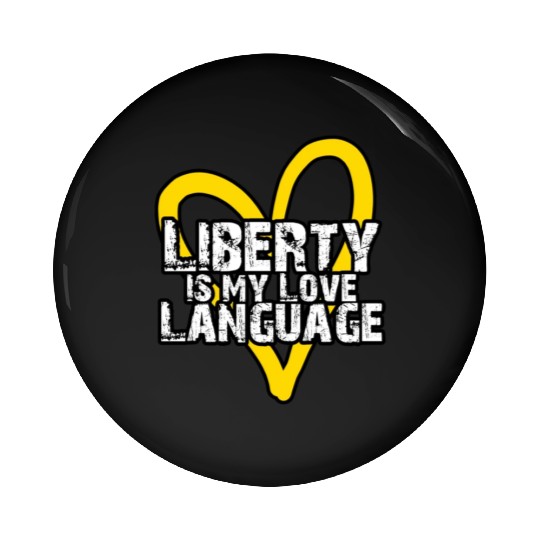 Liberty Love Pin Buttons