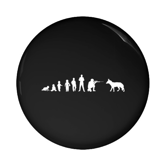 Coyote Hunting Evolution Pin Buttons