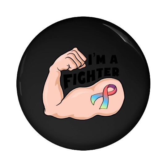 Pride month - Rainbow ribbon Pin Buttons