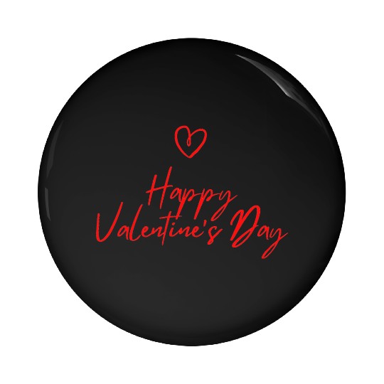 Happy Valentine's Day Pin Buttons