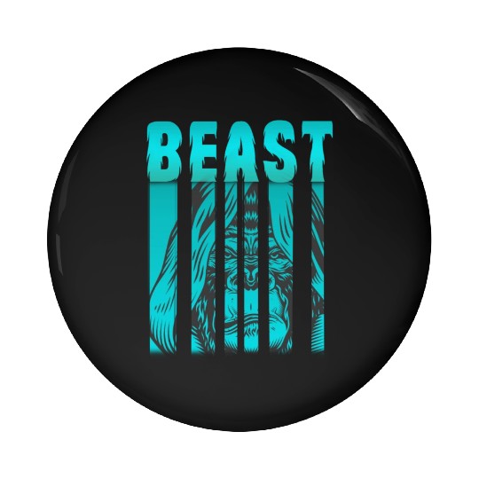 Gorilla Beast boxing MMA UFC Pin Buttons