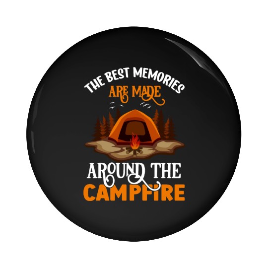 Camping memories Pin Buttons