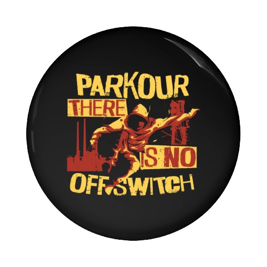 Parkour Free Running Traceur Pin Buttons