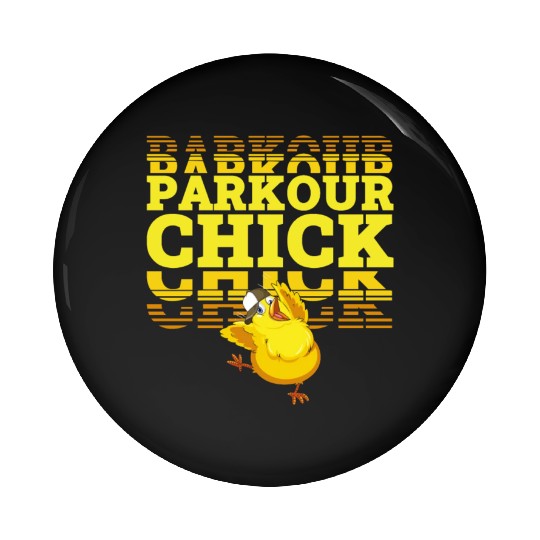 Parkour Free Running Traceur Pin Buttons