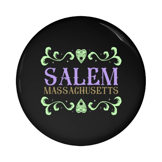 Salem Massachusetts Ouija Love Pin Buttons