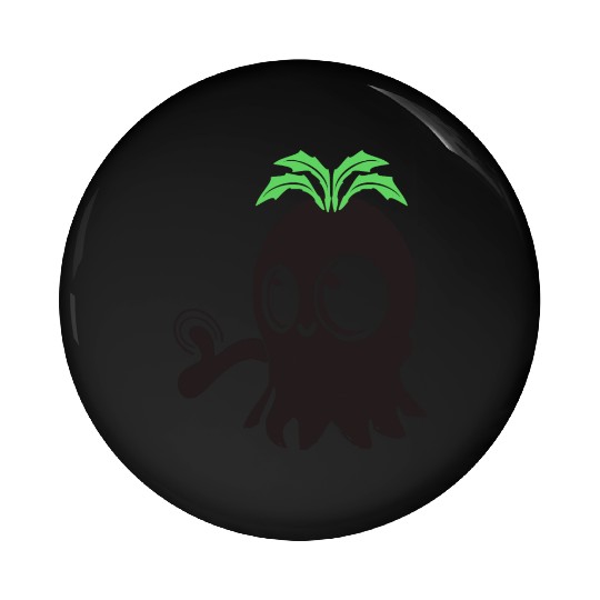 Black Business Cat Kitten With Yellow Tie Pin Buttons