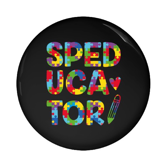 Speducator Sped Teacher Special Education Cute Pin Buttons
