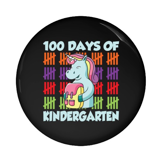 100 Days Of Kindergarten Team Cute Sweet Sayings Pin Buttons