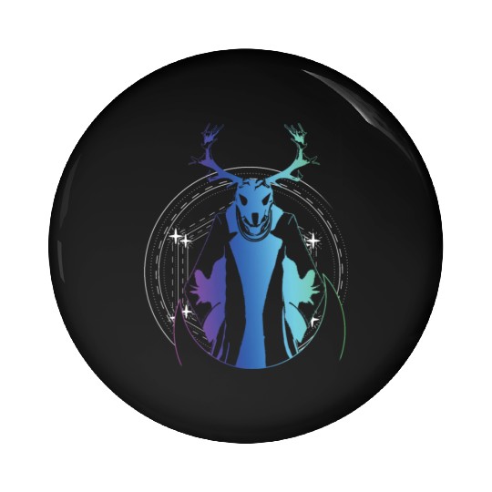 Wendigo Folk Creature Forest Devil Cryptid Pin Buttons