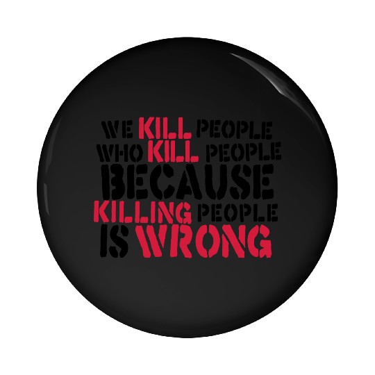 Anti War Saying - Ukraine Russia Peace No Killing Pin Buttons