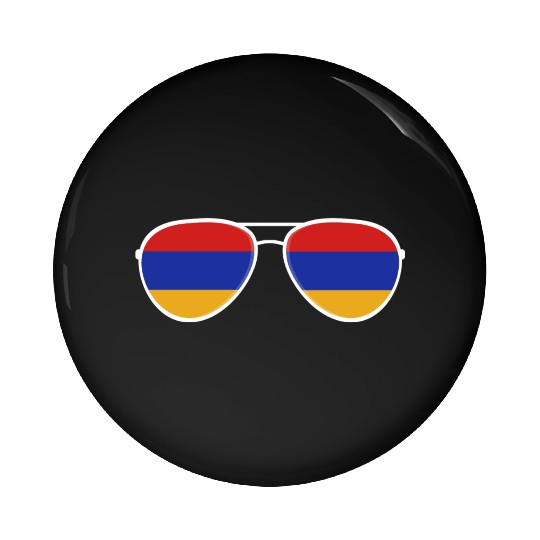 Armenia Armenian sunglasses Armenian flag Pin Buttons