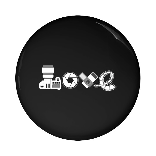 Love Photography Lover Pin Buttons Take Photo Photograph