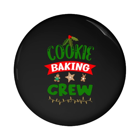Cookie Baking Crew Pin Buttons