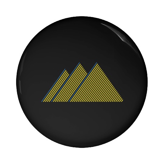 Pretty Problems Jack Brown Triangle Lines Pin Buttons