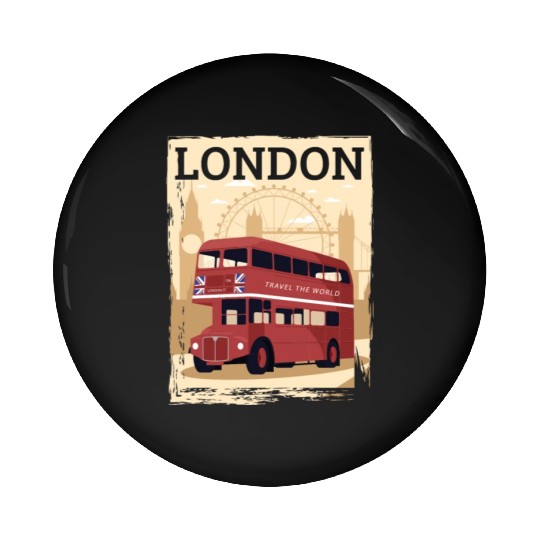 London Pin Buttons