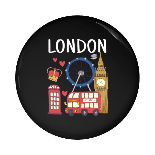 London Pin Buttons