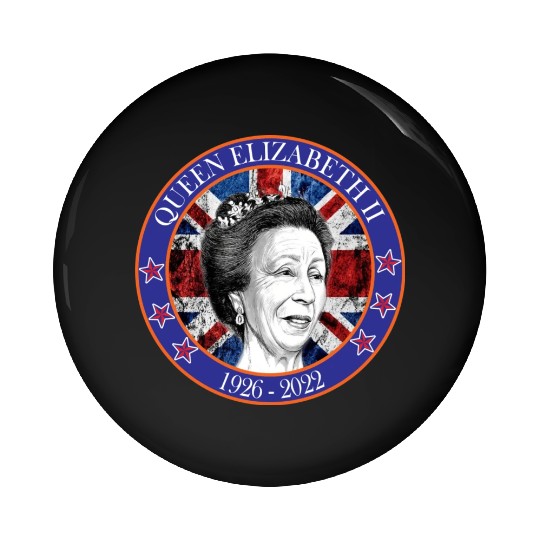 ''queen elizabeth Pin Buttons rest in peace elizabeth sh