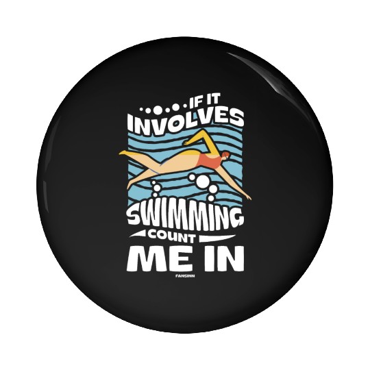 Swimming lifeguard swimming course outdoor pool gi Pin Buttons