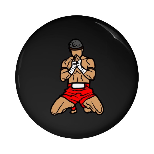 Wicked Ways Muay Thai Team Pin Buttons