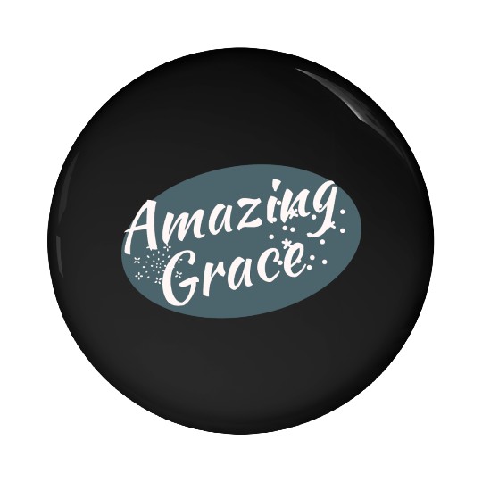 Amazing Grace Christian design Pin Buttons