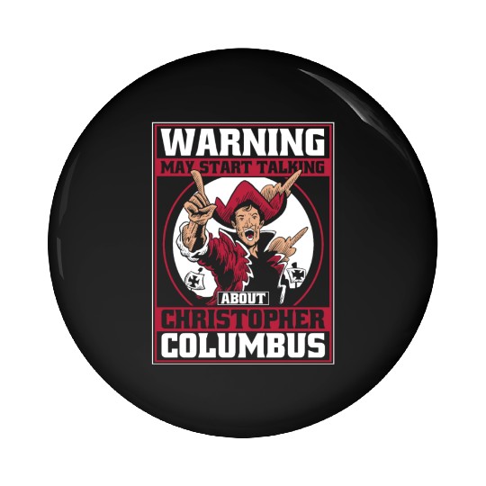 Columbus Day 1492 Pin Buttons