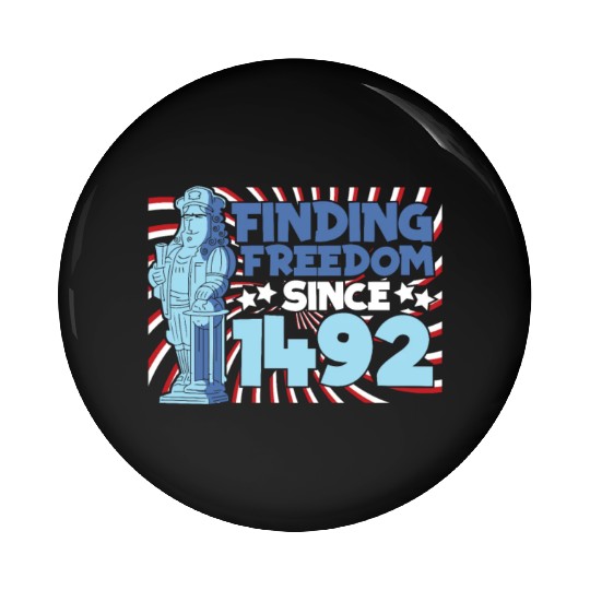 Columbus Day 1492 Pin Buttons