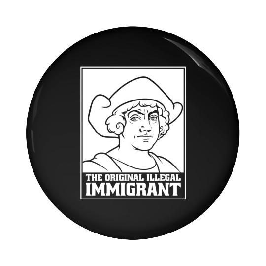 Columbus Day 1492 Pin Buttons
