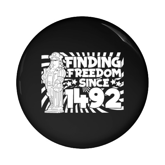 Columbus Day 1492 Pin Buttons