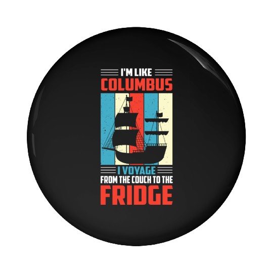 Columbus Day 1492 Pin Buttons