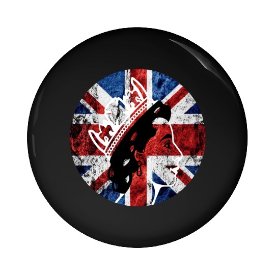 Queen Elizabeth II Rest in Peace Elizabeth Pin Buttons