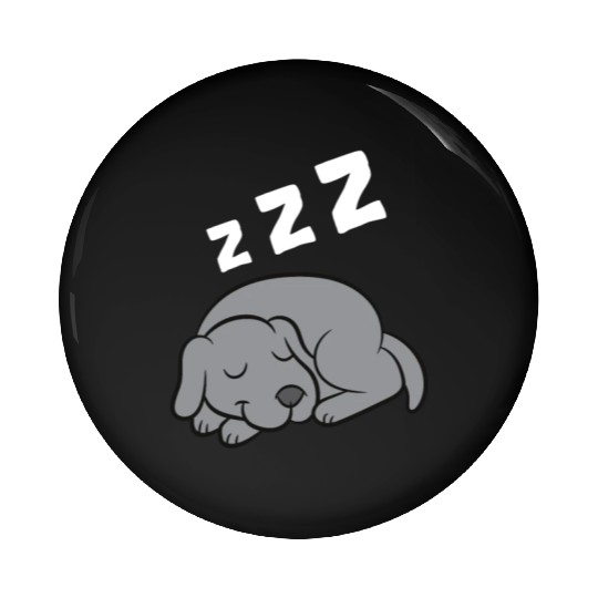 Weimaraner Dog Sleeping Pajama Sleeping Pin Buttons