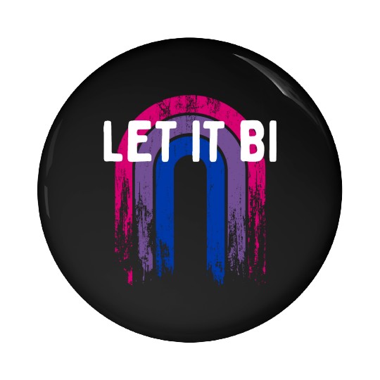 Let It Bi Bisexual Positivity Bi Pride Positive Pin Buttons