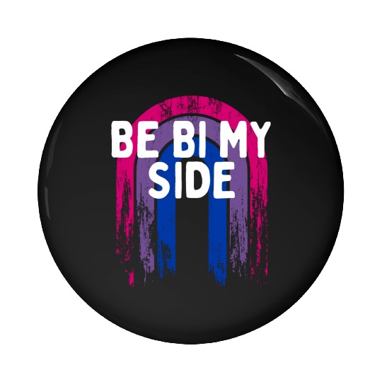Be Bi My Side Bisexual LGBTQ Bi Pride LGBT Pin Buttons