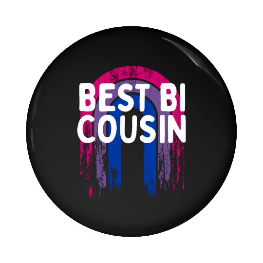 Best Bi Cousin Bisexual LGBTQ Bi Pride LGBT Family Pin Buttons