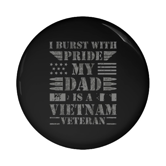 Proud Son Daughter of A Vietnam Veteran Pin Buttons
