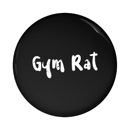 Gym Rat - Workout Pin Buttons