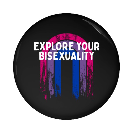 Explore Your Bisexuality Bisexual LGBTQ Bi Pride Pin Buttons