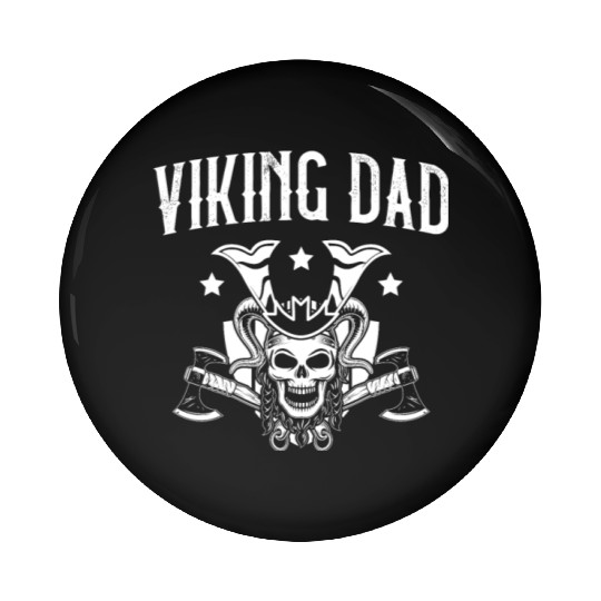 Viking Dad Pagan Scandinavian Berserker Norsemen Pin Buttons