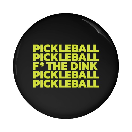 Pickleball Pickleball Neon Pin Buttons
