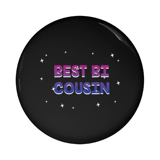 Best Bi Cousin Bisexual LGBTQ Bi Pride LGBT Family Pin Buttons