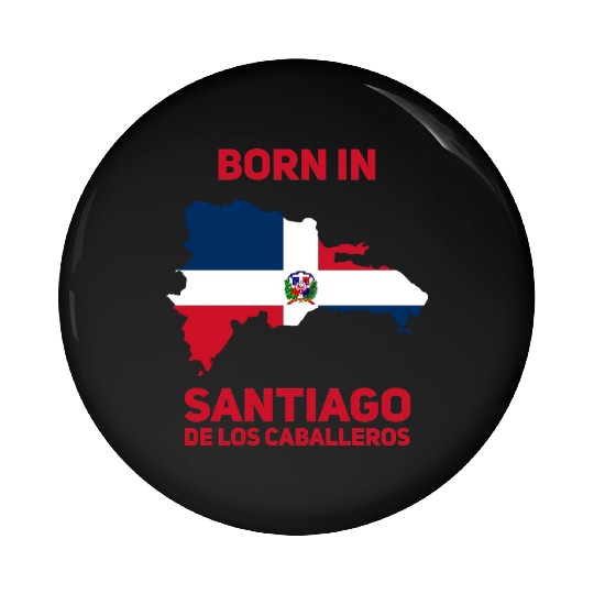 Dominican Republic Pin Buttons