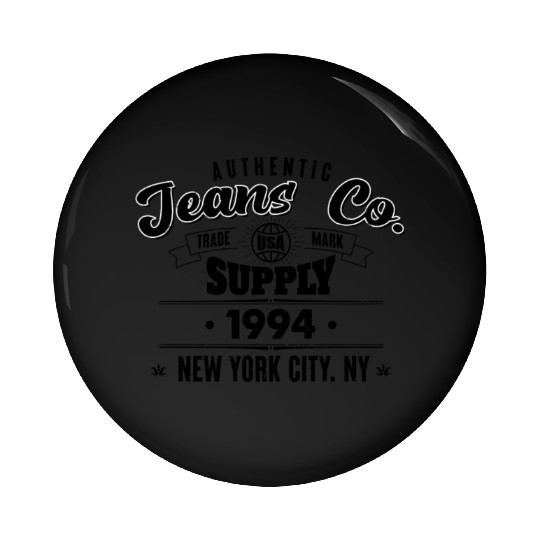 New York City Born In 1994 Vintage Birthday Pin Buttons