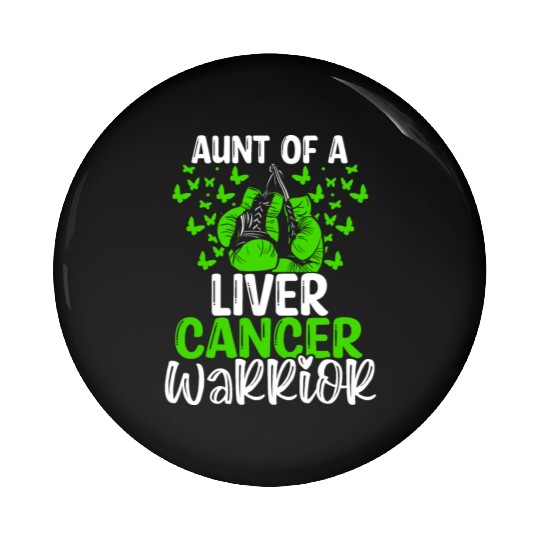 Liver Cancer Awareness Aunt Nephew Niece Pin Buttons