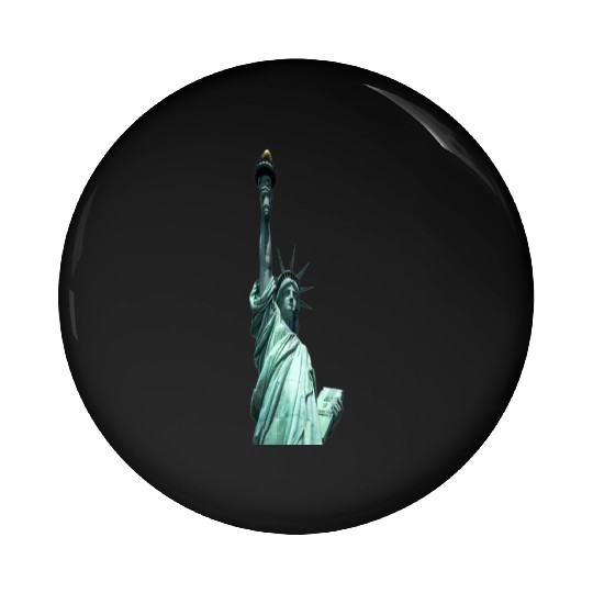 statue of liberty Pin Buttons