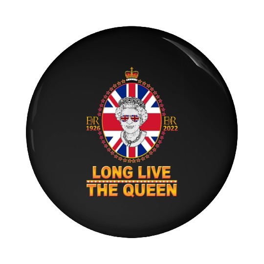 Queen Elizabeth II Rest in Peace Elizabeth Pin Buttons