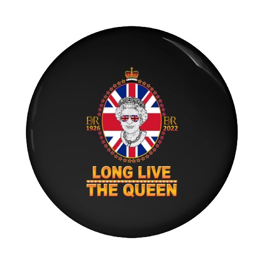Queen Elizabeth II Rest in Peace Elizabeth Pin Buttons